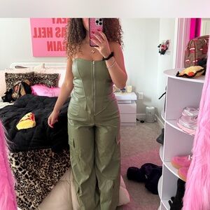 Olive Green Women's Two Piece Set